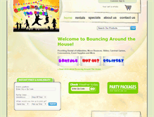 Tablet Screenshot of bouncingaroundthehouse.com